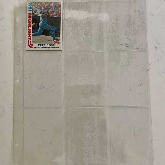 Topps Baseball 1981 Pete Rose Smashes NL Record - Picture 3 of 4